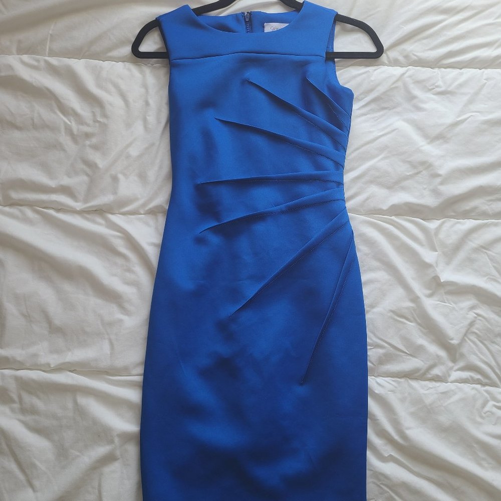 Calvin Klein bodycon Blue Dress